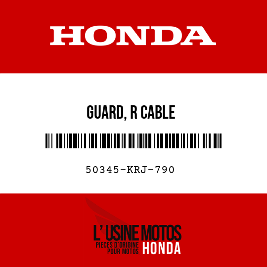 image de 50345-KRJ-790 GUARD, R CABLE