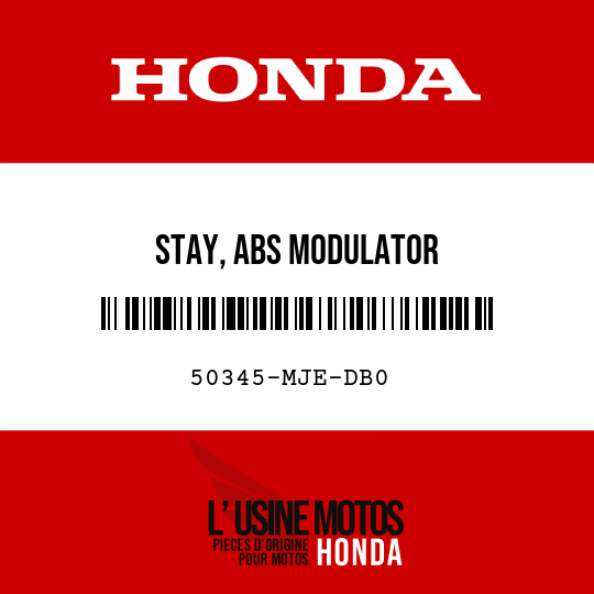 image de 50345-MJE-DB0 STAY, ABS MODULATOR