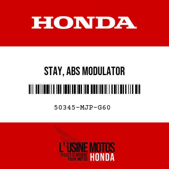 image de 50345-MJP-G60 STAY, ABS MODULATOR