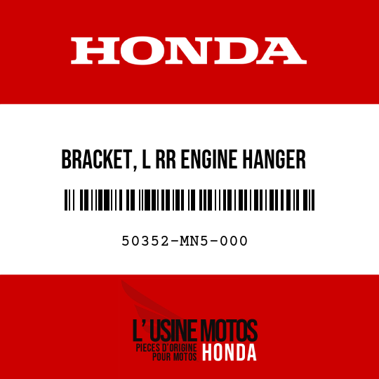image de 50352-MN5-000 BRACKET, L RR ENGINE HANGER
