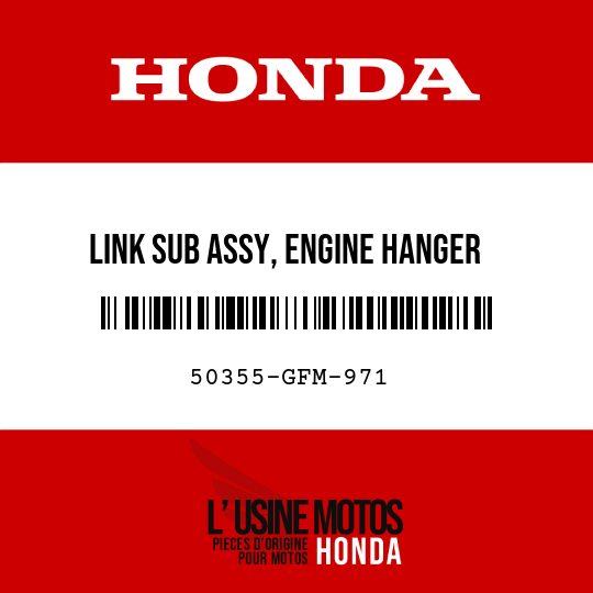 image de 50355-GFM-971 LINK SUB ASSY, ENGINE HANGER