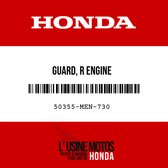 image de 50355-MEN-730 GUARD, R ENGINE