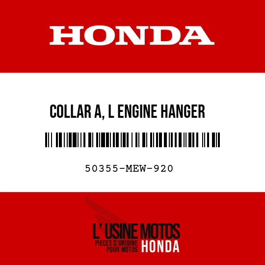 image de 50355-MEW-920 COLLAR A, L ENGINE HANGER