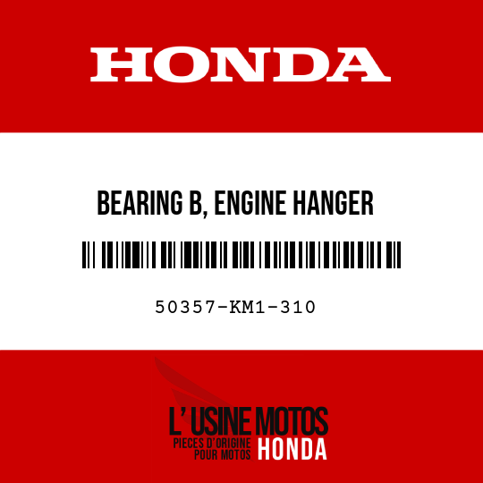 image de 50357-KM1-310 BEARING B, ENGINE HANGER