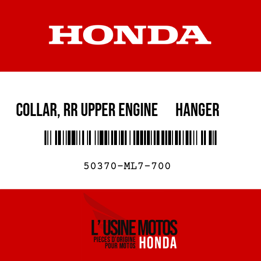 image de 50370-ML7-700 COLLAR, RR UPPER ENGINE      HANGER