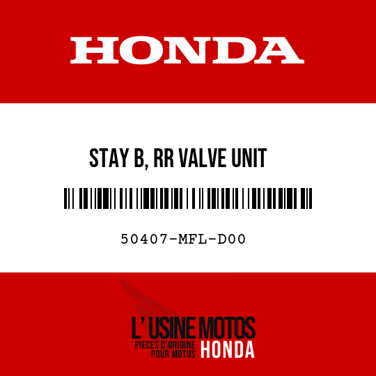 image de 50407-MFL-D00 STAY B, RR VALVE UNIT