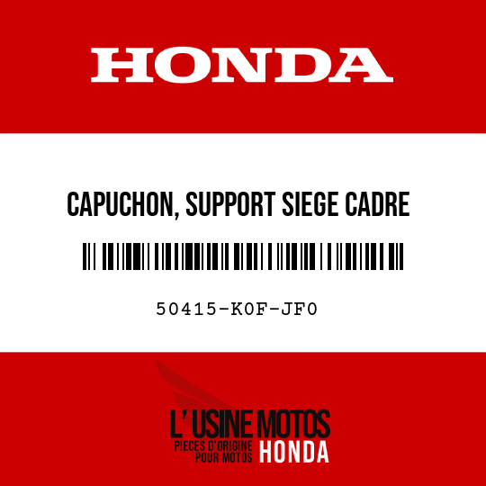 image de 50415-K0F-JF0 CAPUCHON, SUPPORT SIEGE CADRE