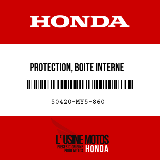 image de 50420-MY5-860 PROTECTION, BOITE INTERNE