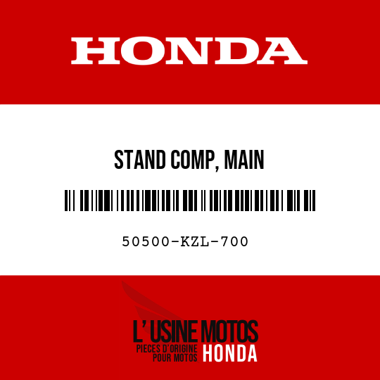 image de 50500-KZL-700 STAND COMP, MAIN