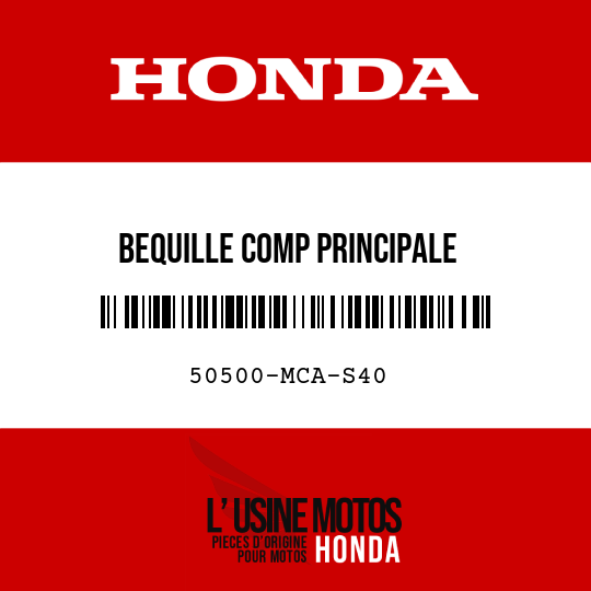 image de 50500-MCA-S40 BEQUILLE COMP PRINCIPALE