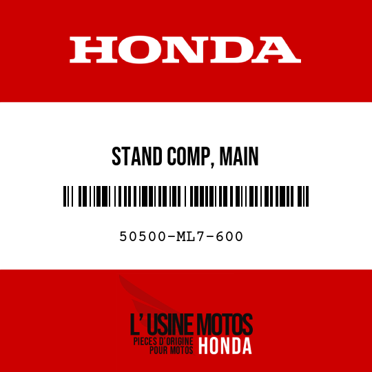 image de 50500-ML7-600 STAND COMP, MAIN