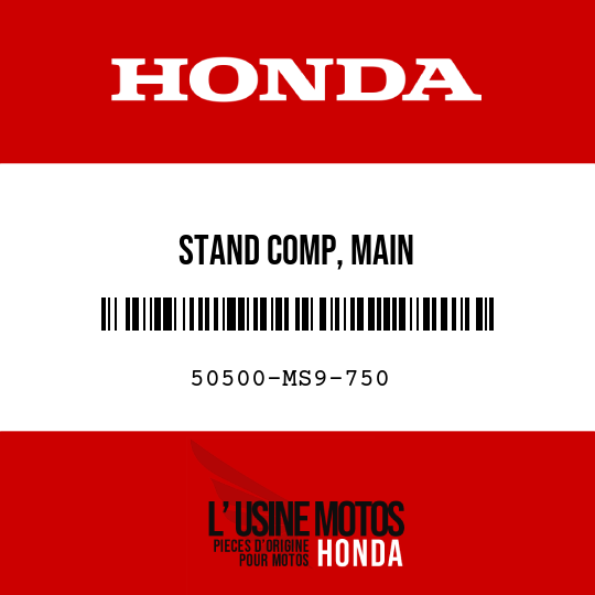 image de 50500-MS9-750 STAND COMP, MAIN