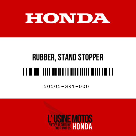 image de 50505-GR1-000 RUBBER, STAND STOPPER