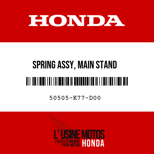 image de 50505-K77-D00 SPRING ASSY, MAIN STAND