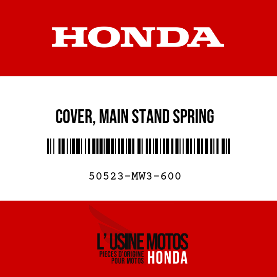 image de 50523-MW3-600 COVER, MAIN STAND SPRING