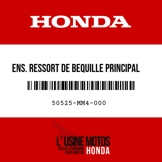 image de 50525-MM4-000 ENS. RESSORT DE BEQUILLE PRINCIPAL