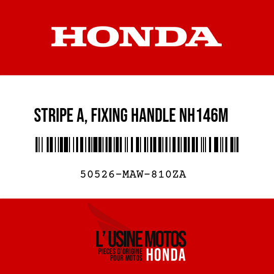 image de 50526-MAW-810ZA STRIPE A, FIXING HANDLE NH146M