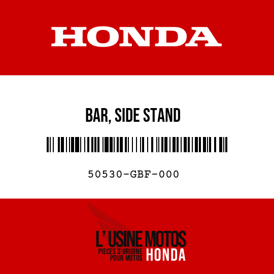 image de 50530-GBF-000 BAR, SIDE STAND