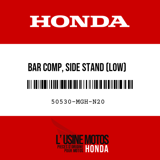 image de 50530-MGH-N20 BAR COMP, SIDE STAND (LOW)