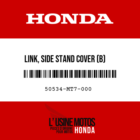 image de 50534-MT7-000 LINK, SIDE STAND COVER (B)