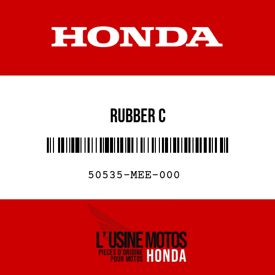image de 50535-MEE-000 RUBBER C
