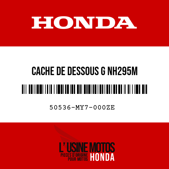 image de 50536-MY7-000ZE CACHE DE DESSOUS G NH295M 