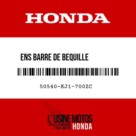 image de 50540-KJ1-700ZC ENS BARRE DE BEQUILLE        LATERALE NH1 