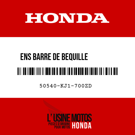 image de 50540-KJ1-700ZD ENS BARRE DE BEQUILLE        LATERALE R134 