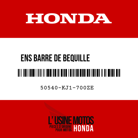 image de 50540-KJ1-700ZE ENS BARRE DE BEQUILLE        LATERALE NH138 