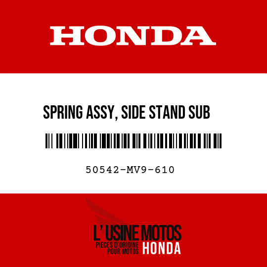 image de 50542-MV9-610 SPRING ASSY, SIDE STAND SUB