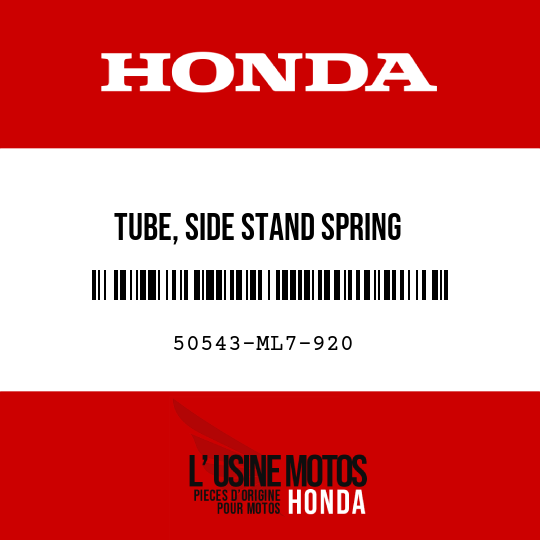 image de 50543-ML7-920 TUBE, SIDE STAND SPRING