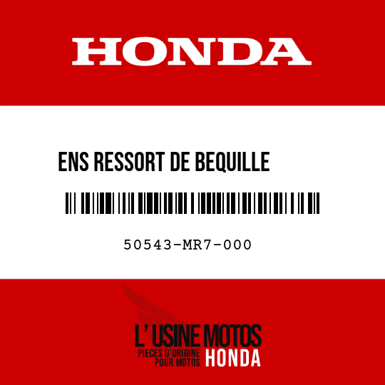 image de 50543-MR7-000 ENS RESSORT DE BEQUILLE      LATERALE