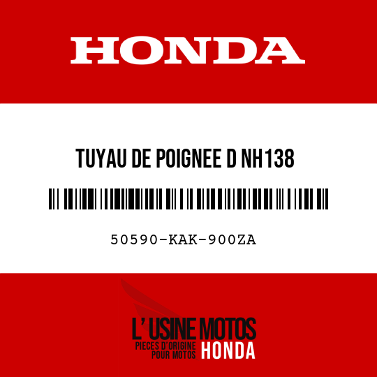 image de 50590-KAK-900ZA TUYAU DE POIGNEE D NH138 