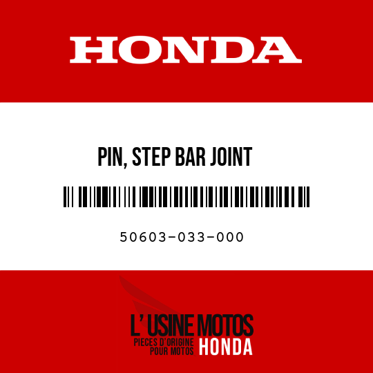 image de 50603-033-000 PIN, STEP BAR JOINT
