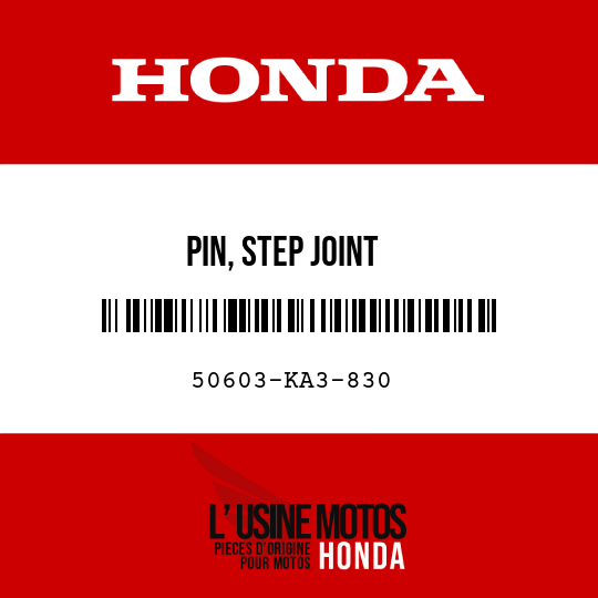 image de 50603-KA3-830 PIN, STEP JOINT