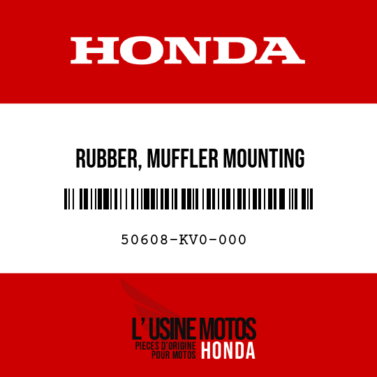 image de 50608-KV0-000 RUBBER, MUFFLER MOUNTING