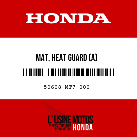image de 50608-MT7-000 MAT, HEAT GUARD (A)