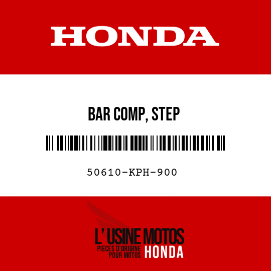 image de 50610-KPH-900 BAR COMP, STEP