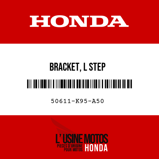 image de 50611-K95-A50 BRACKET, L STEP