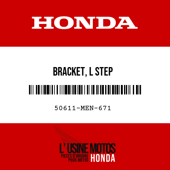 image de 50611-MEN-671 BRACKET, L STEP