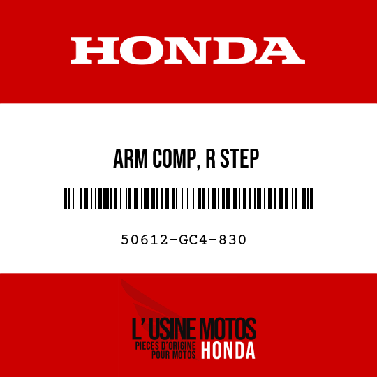 image de 50612-GC4-830 ARM COMP, R STEP