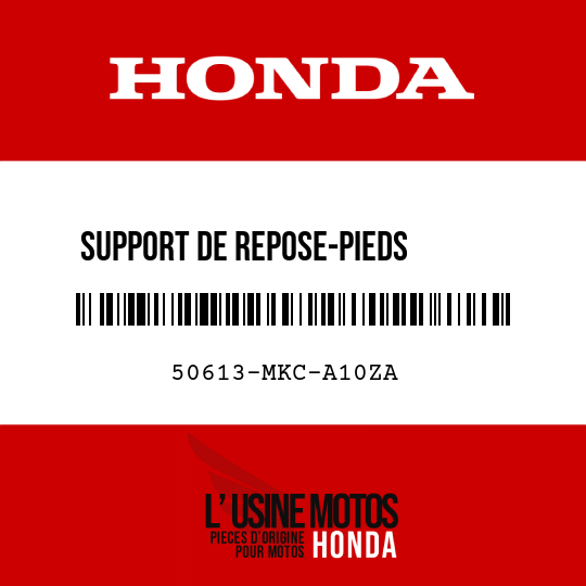 image de 50613-MKC-A10ZA SUPPORT DE REPOSE-PIEDS       PRINCIPAL D NH389M