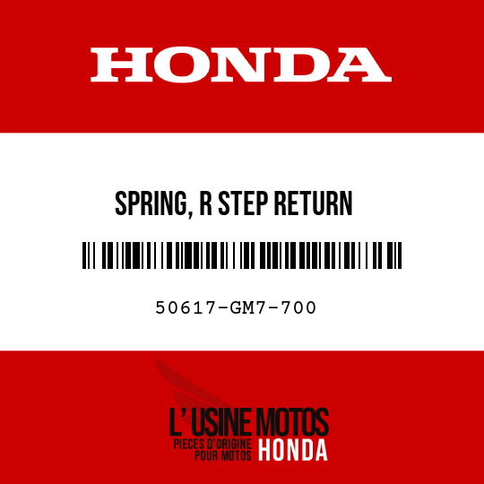 image de 50617-GM7-700 SPRING, R STEP RETURN
