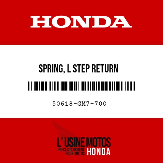 image de 50618-GM7-700 SPRING, L STEP RETURN