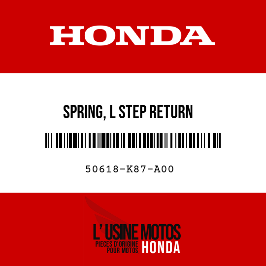 image de 50618-K87-A00 SPRING, L STEP RETURN