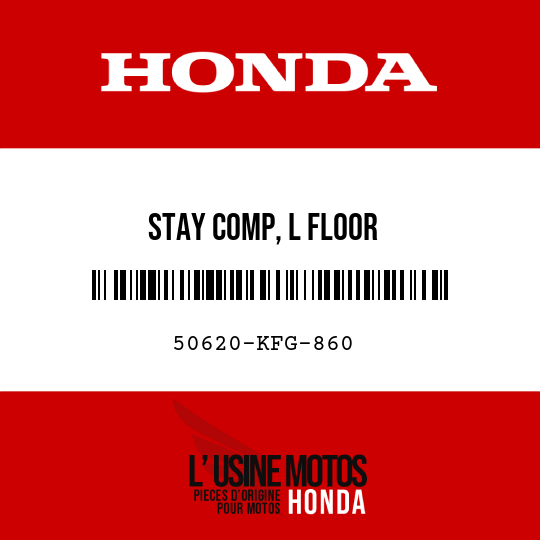 image de 50620-KFG-860 STAY COMP, L FLOOR