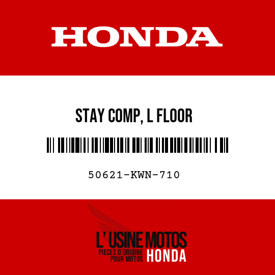 image de 50621-KWN-710 STAY COMP, L FLOOR