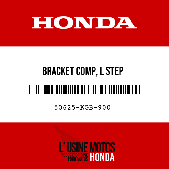 image de 50625-KGB-900 BRACKET COMP, L STEP