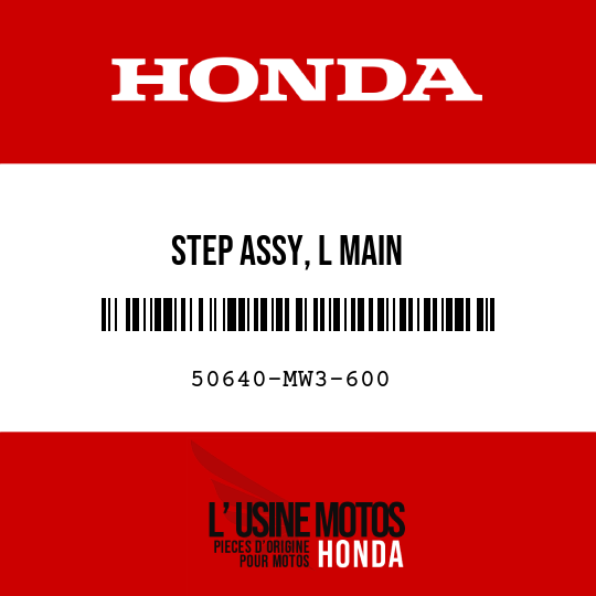 image de 50640-MW3-600 STEP ASSY, L MAIN