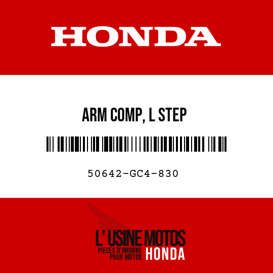 image de 50642-GC4-830 ARM COMP, L STEP